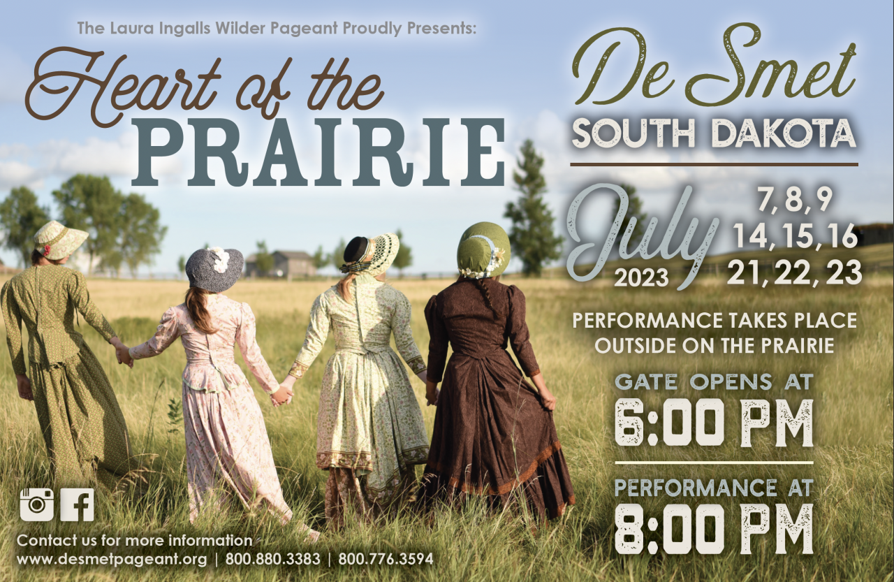 Come to the Laura Ingalls Wilder pageant!