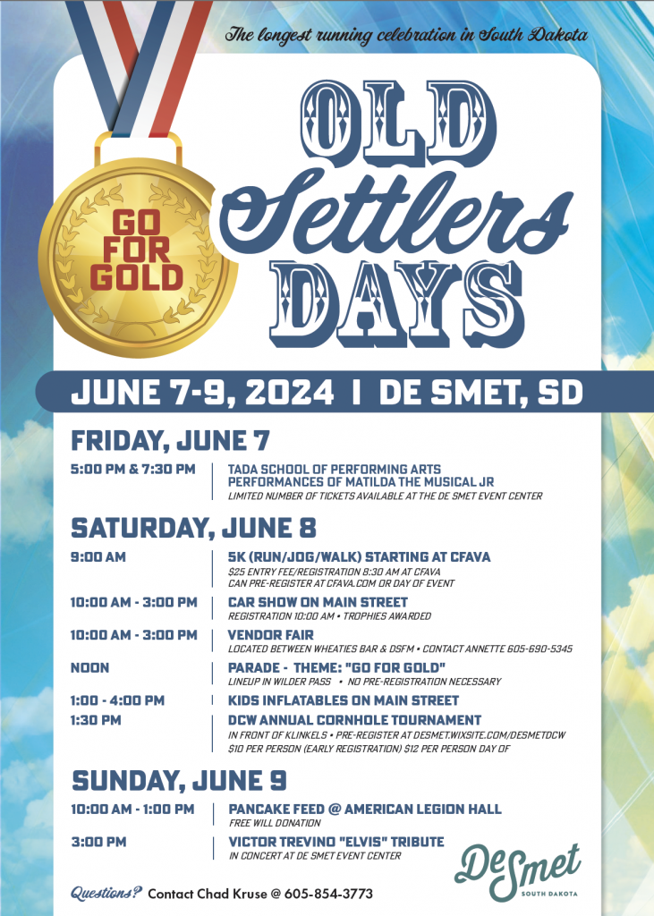 Join us for Old Settlers Days!